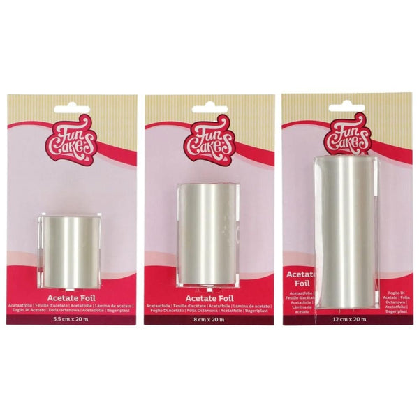 FunCakes Acetate Foil 8 cm x 20 m