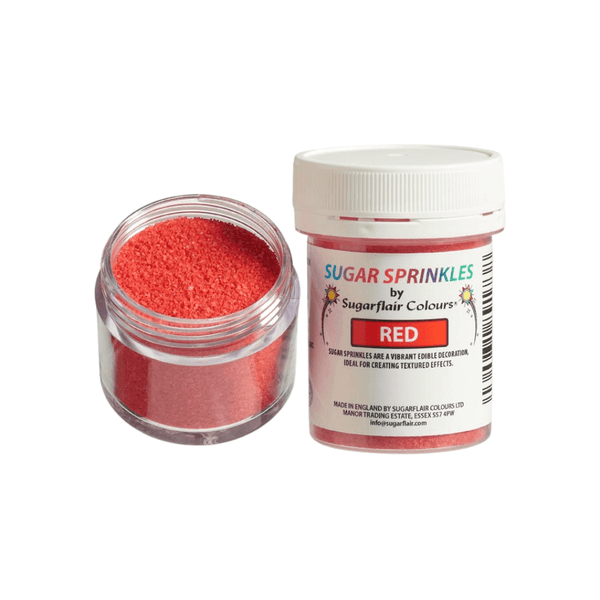 Copper - Edible Sprinkles 40g - Sugarflair - Red