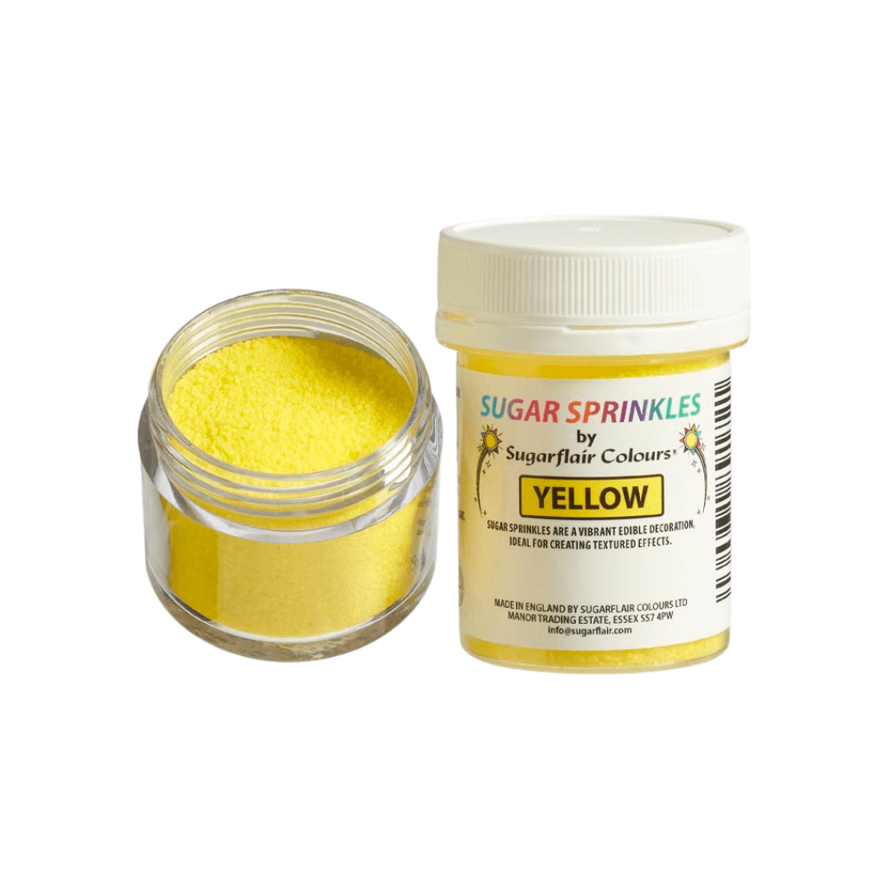 Copper - Edible Sprinkles 40g - Sugarflair - Yellow