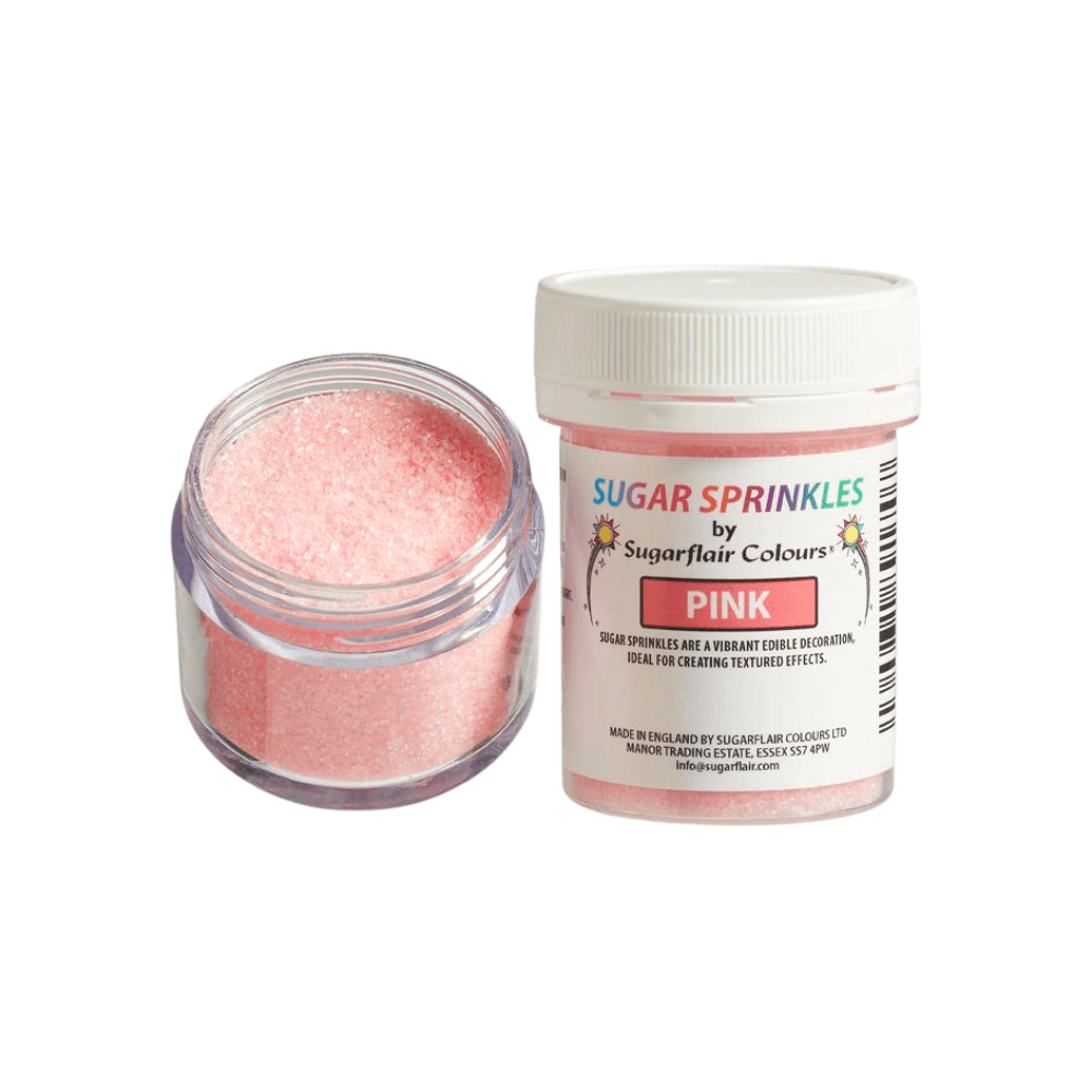 Copper - Edible Sprinkles 40g - Sugarflair - Pink
