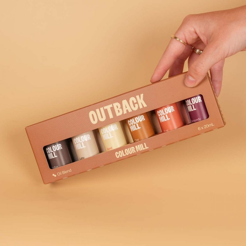 Outback Colours - Gift Set of 6 Oil Based Colouring