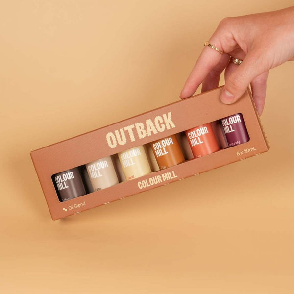Outback Colours - Gift Set of 6 Oil Based Colouring