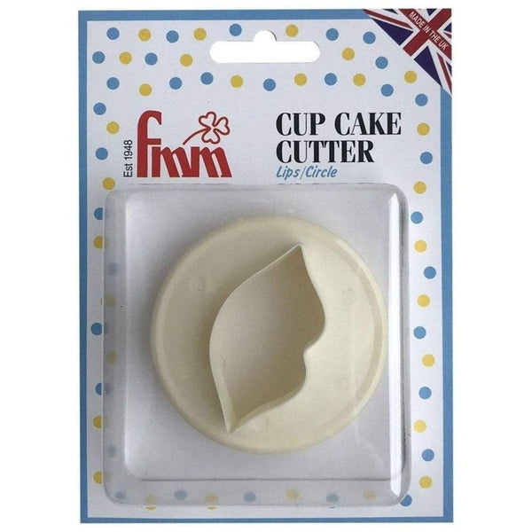 Lips & Circle Cupcake Icing Cutter