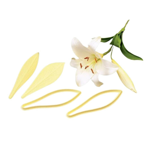 Exotic Lily Icing Cutter & Embosser Set Of 4
