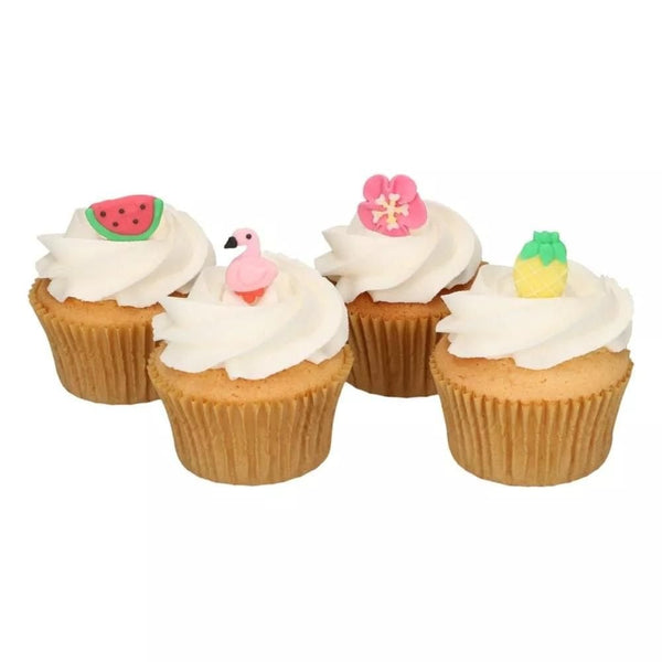 Tropical Sugar Decorations Set Of 8