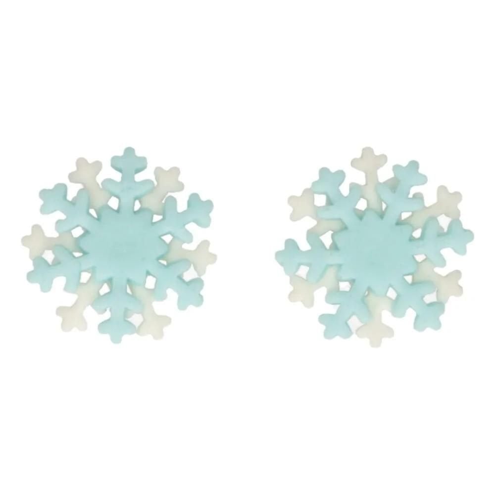 Snowflakes Sugar Decorations Set Of 12