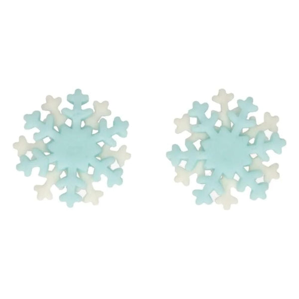 Snowflakes Sugar Decorations Set Of 12