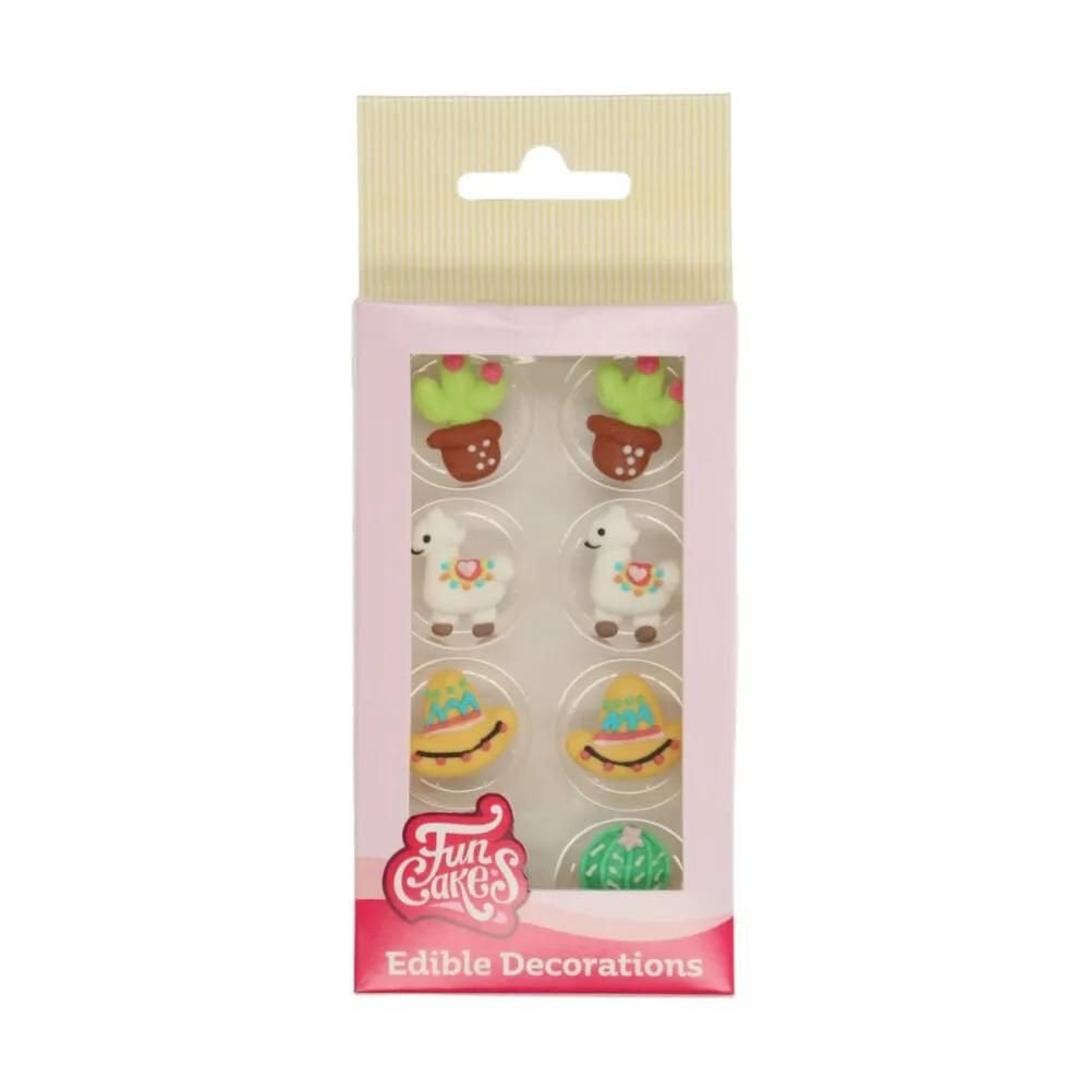 Alpaca Sugar Decorations Set Of 8