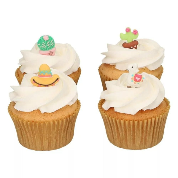 Alpaca Sugar Decorations Set Of 8