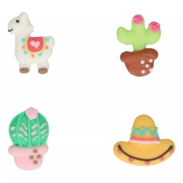 Alpaca Sugar Decorations Set Of 8
