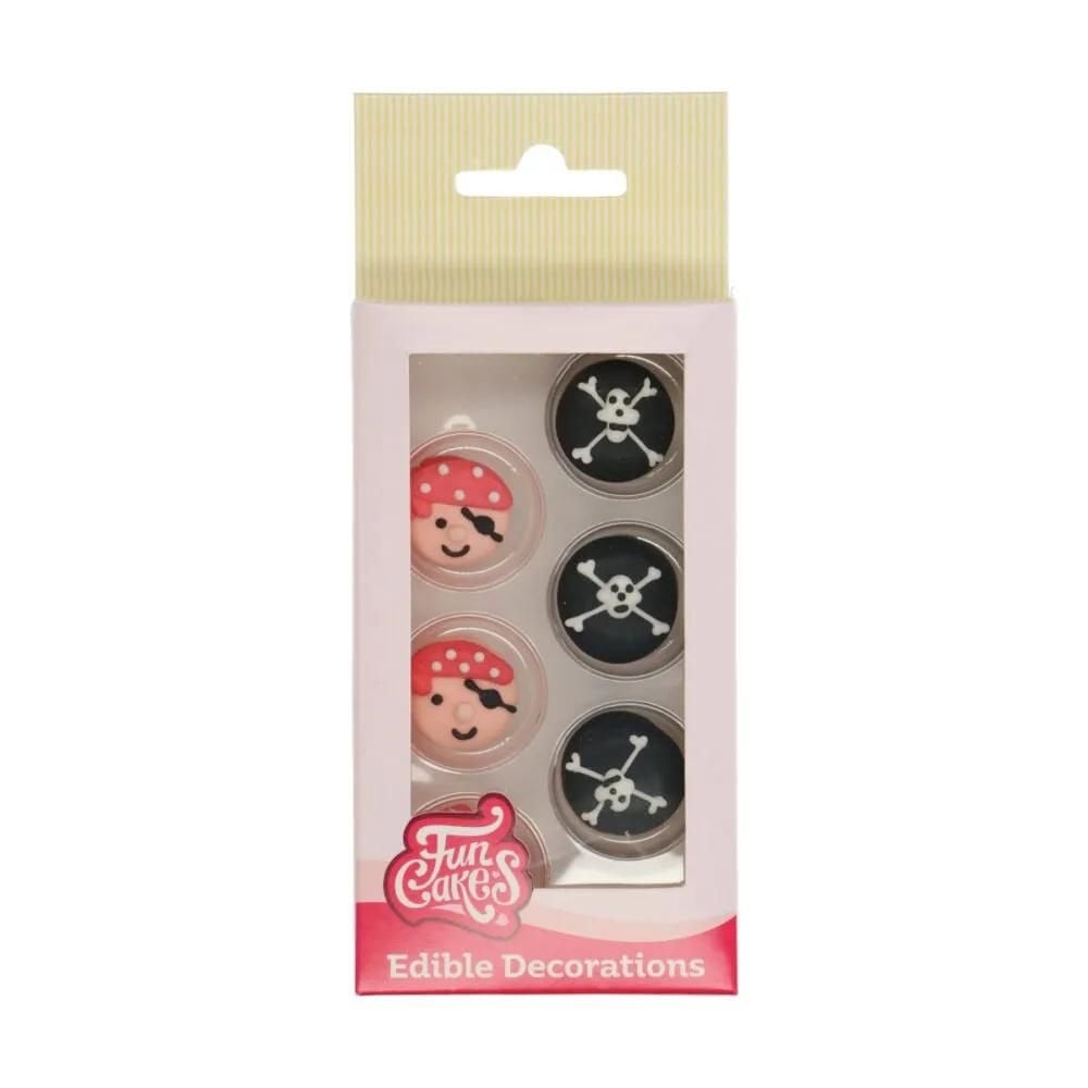 Pirate Sugar Decorations Set Of 12