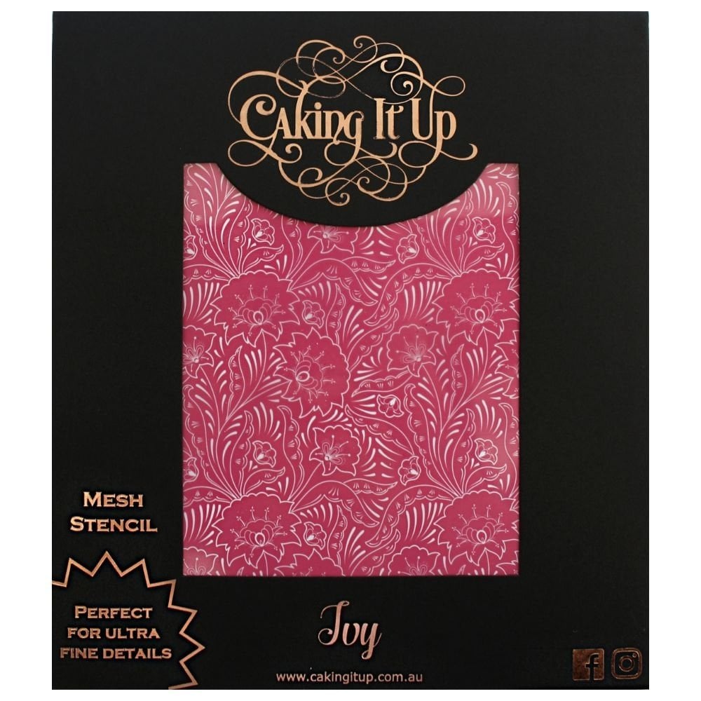Ivy Mesh Cake Stencil