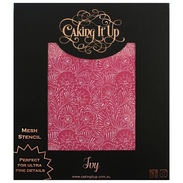 Ivy Mesh Cake Stencil