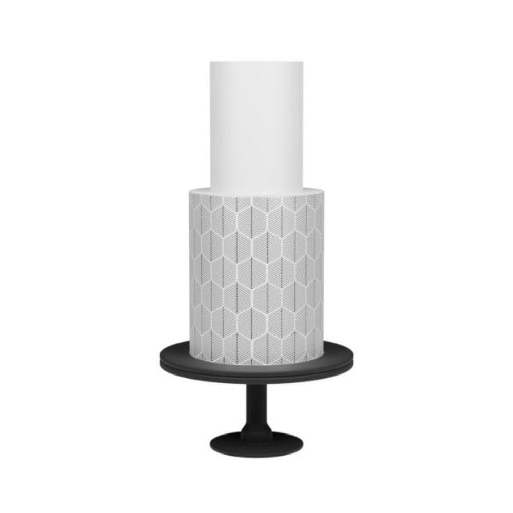 Quill Mesh Cake Stencil