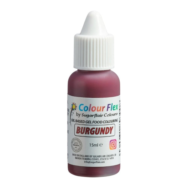 Colour Flex 15ml - Sugarflair - Burgundy