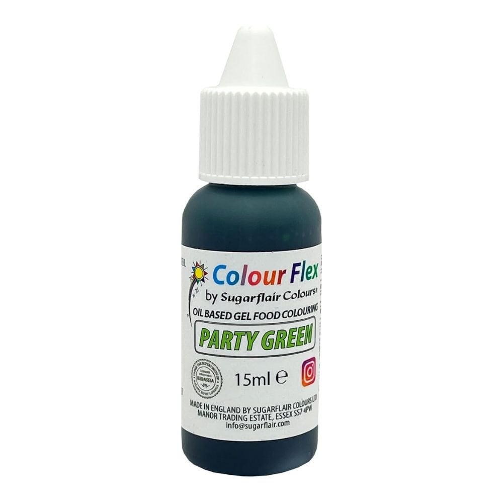 Colour Flex 15ml - Sugarflair - Party Green