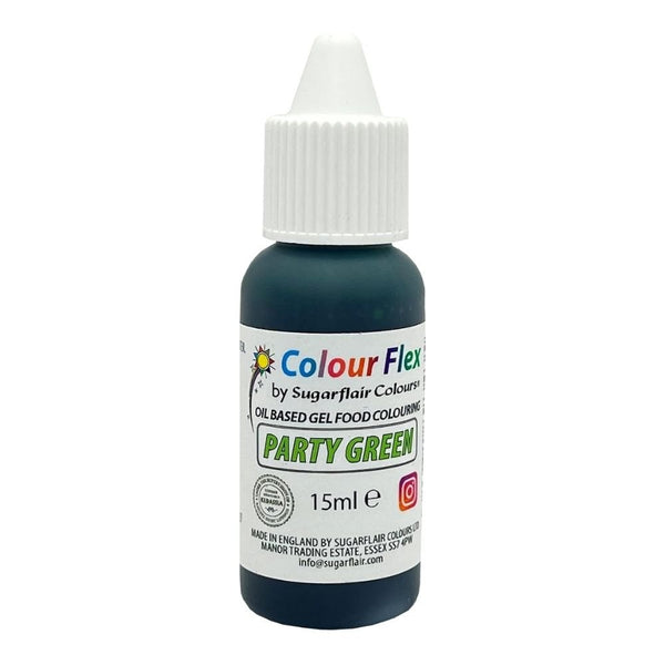 Colour Flex 15ml - Sugarflair - Party Green