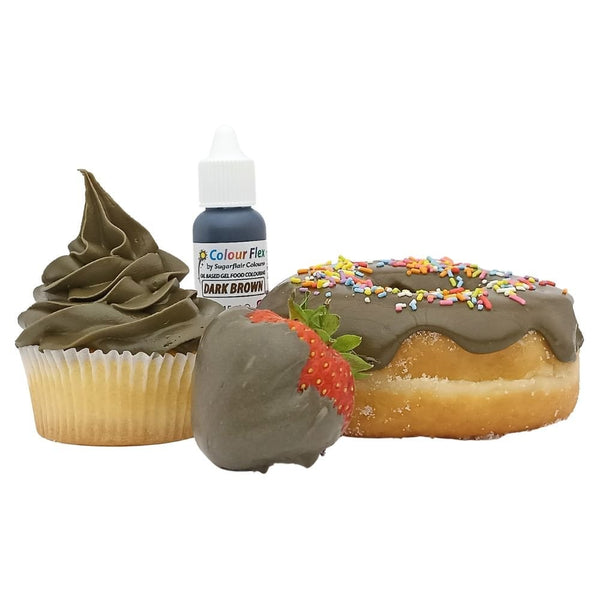 Colour Flex 15ml - Sugarflair - Dark Brown