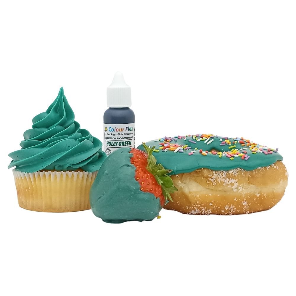 Colour Flex 15ml - Sugarflair - Holly Green