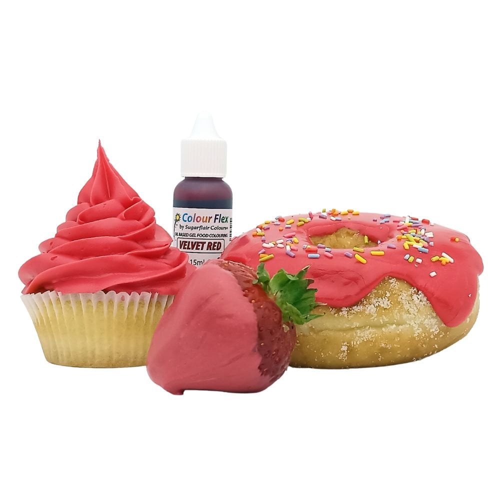 Colour Flex 15ml - Sugarflair - Velvet Red