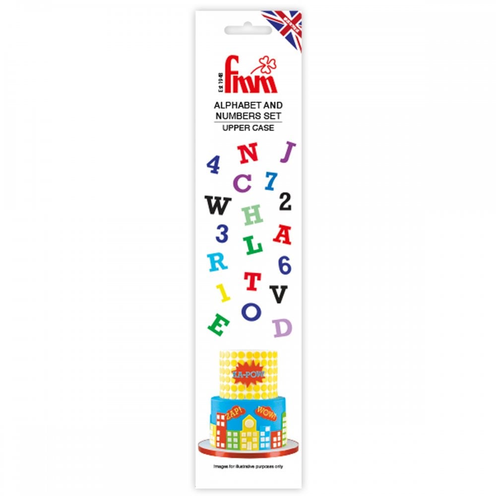 Alphabet And Numbers Tappit Cutter Set