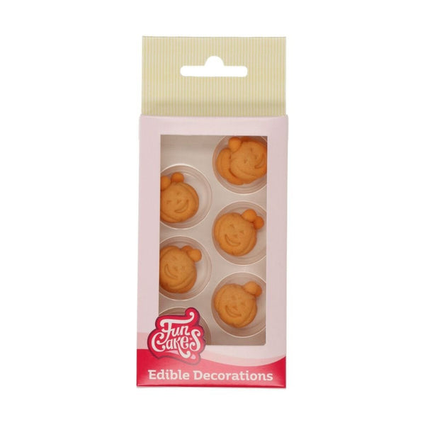 Pumpkin Sugar Decorations Set Of 12