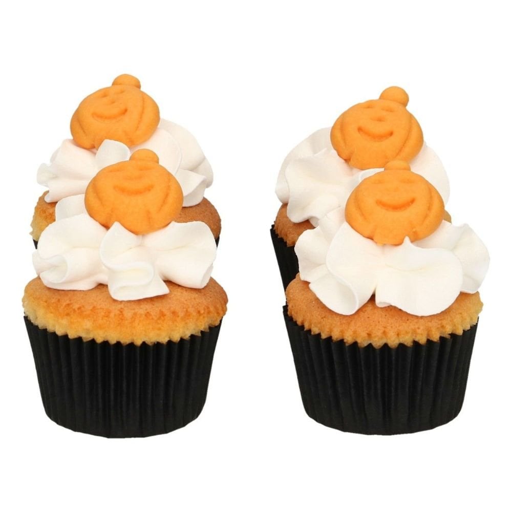 Pumpkin Sugar Decorations Set Of 12