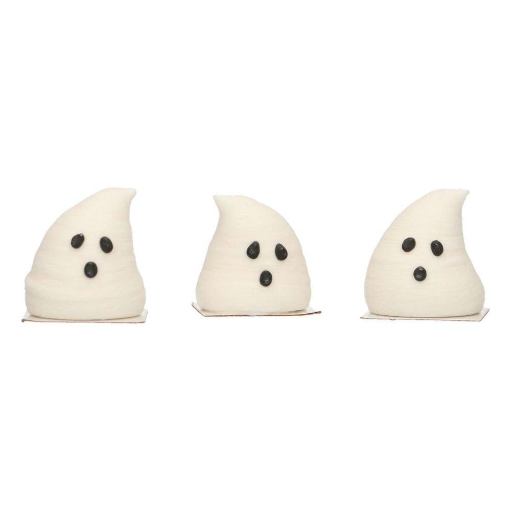 3D Ghost Decorations Set Of 3