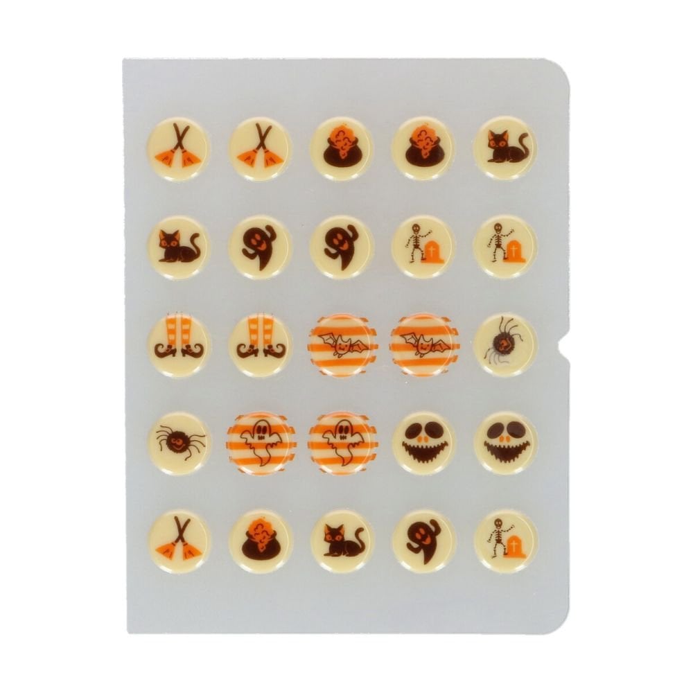 Halloween 2cm Chocolate Toppers x 25 - Funcakes