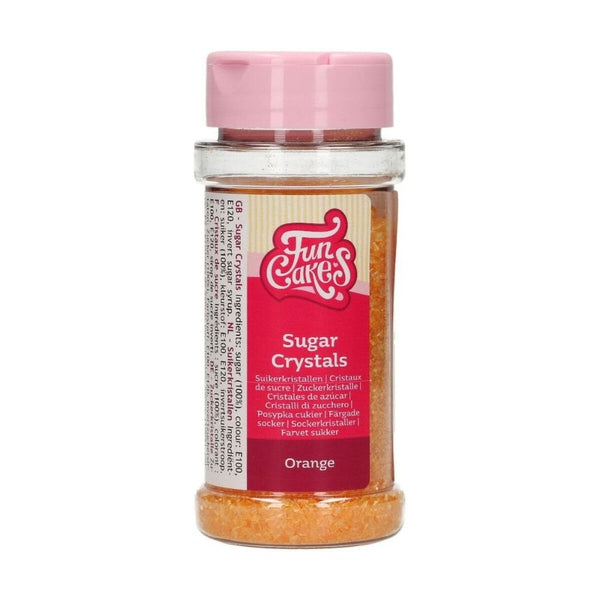 Orange Sugar Crystals 80g - Funcakes
