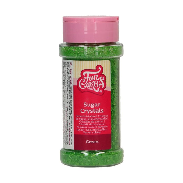 Green Sugar Crystals 80g - Funcakes