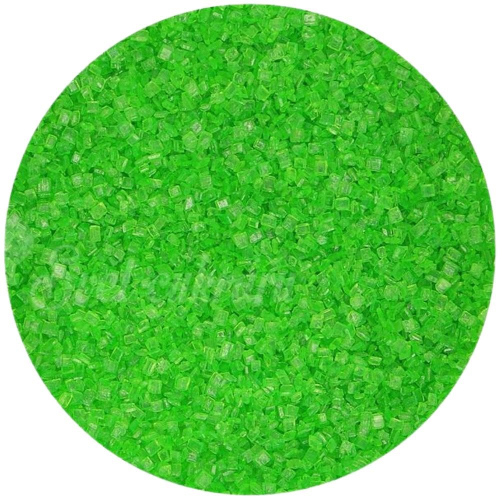 Green Sugar Crystals 80g - Funcakes