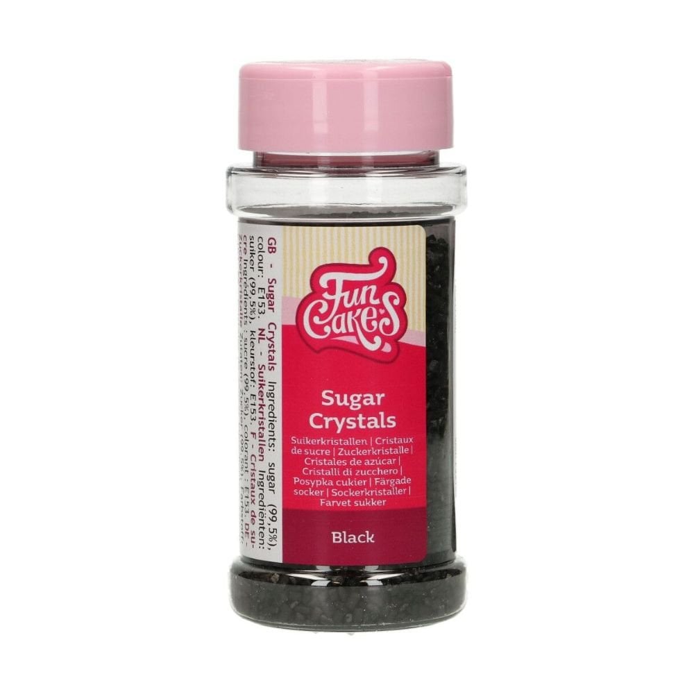 Black Sugar Crystals 80g - Funcakes