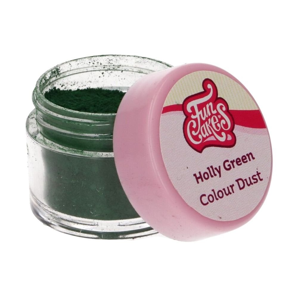 Food Colour Dust - Holly Green