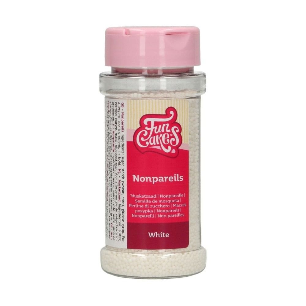 White Nonpareil Sprinkles