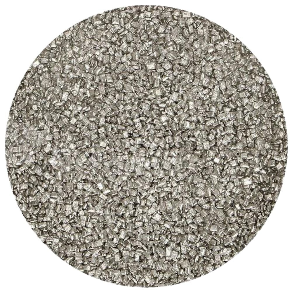 FunCakes Sugar Crystals Metallic Silver 80g