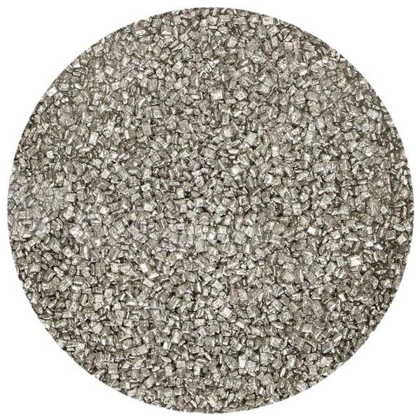FunCakes Sugar Crystals Metallic Silver 80g