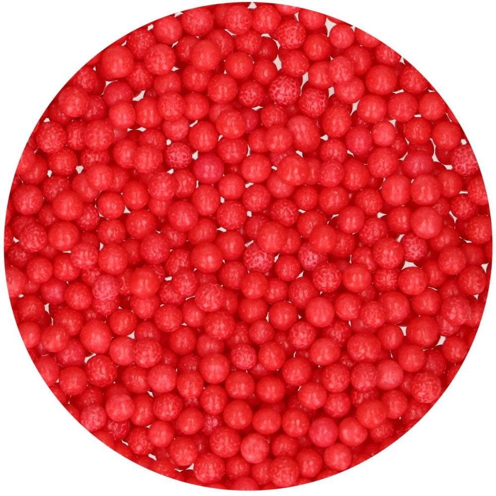 4mm Red Soft Pearls 60g