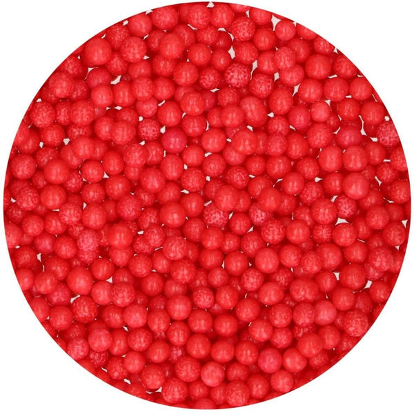 4mm Red Soft Pearls 60g