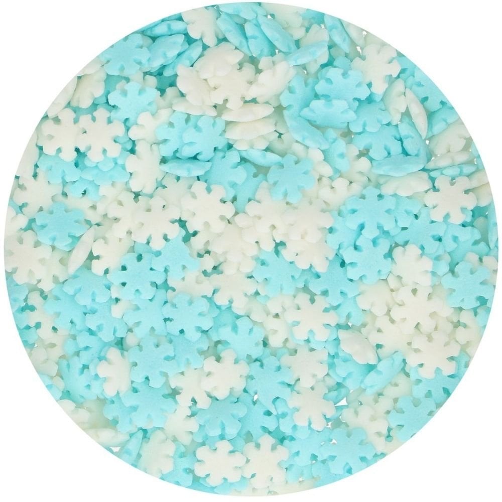 Snowflakes White & Blue Sprinkles
