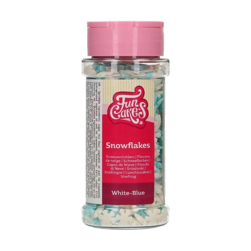 Snowflakes White & Blue Sprinkles