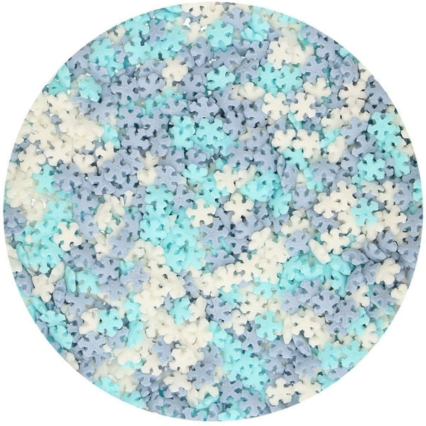 Mini Snowflakes Sprinkle Mix 50g