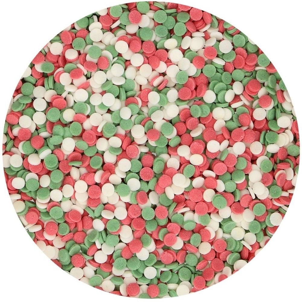 Mini Christmas Confetti Sprinkles 60g
