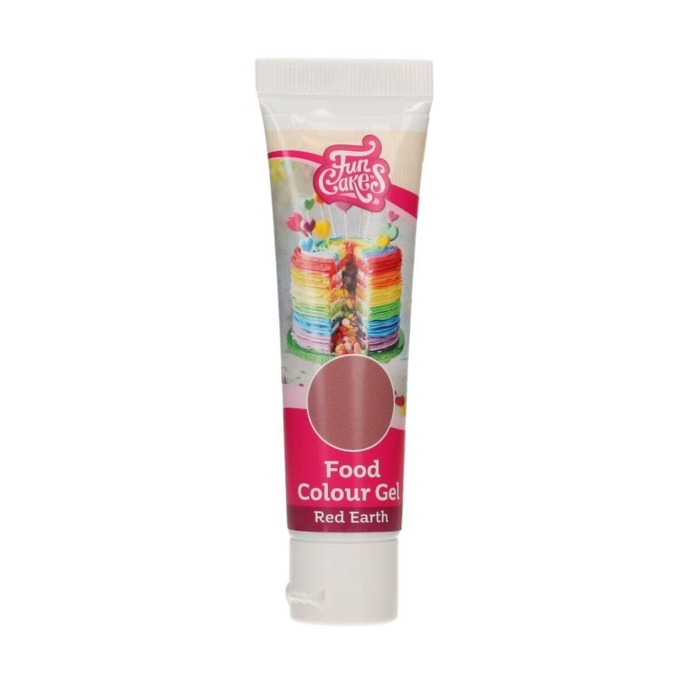 Food Colour Gels 30g - Red Earth