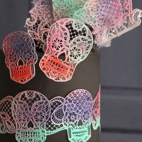 Day Of The Dead - Large Lace Mat
