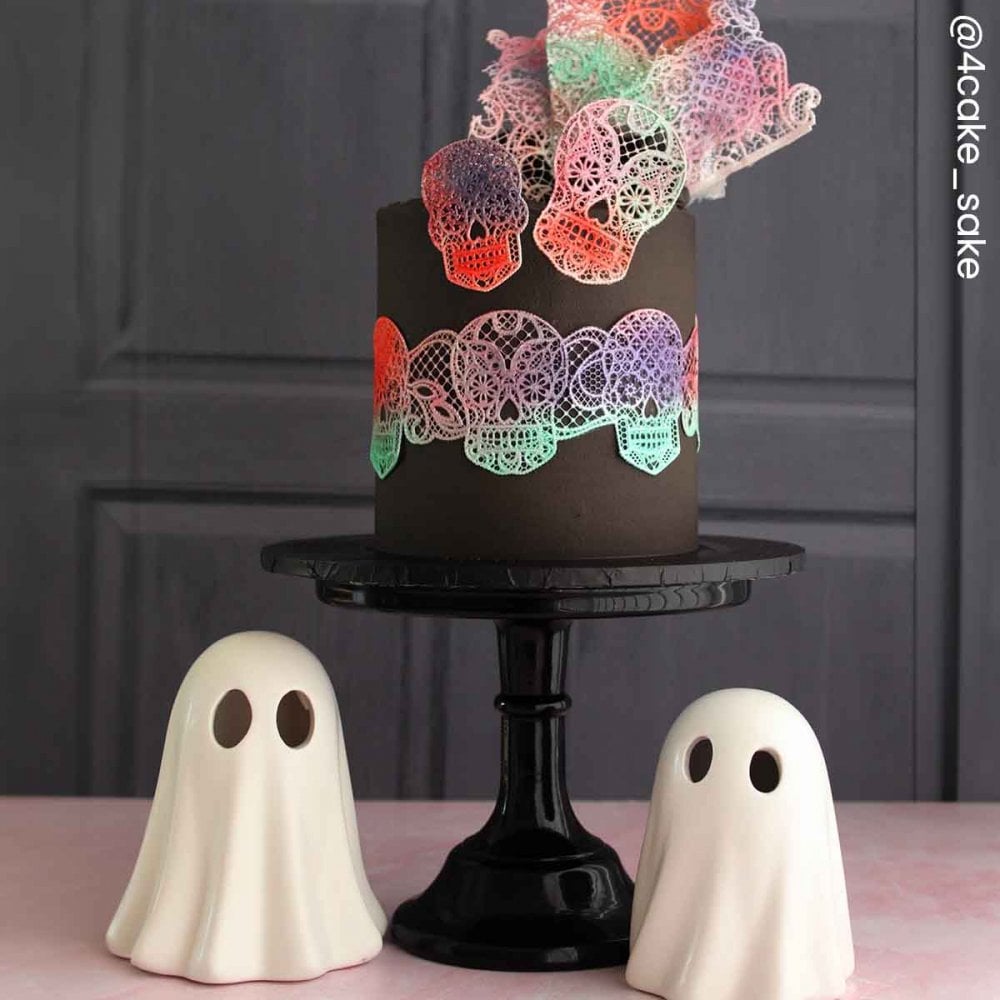 Day Of The Dead - Large Lace Mat
