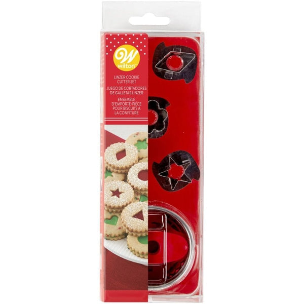 Round Linzer Cut Out Cookie Cutter x7 - Wilton