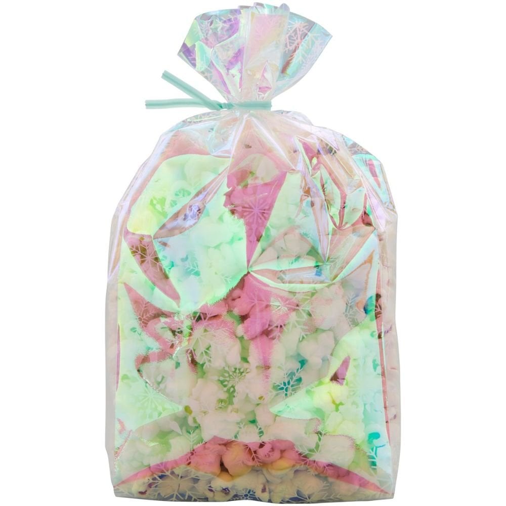 Treat Bags Iridescent Snowflake x10 - Wilton