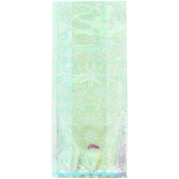 Treat Bags Iridescent Snowflake x10 - Wilton
