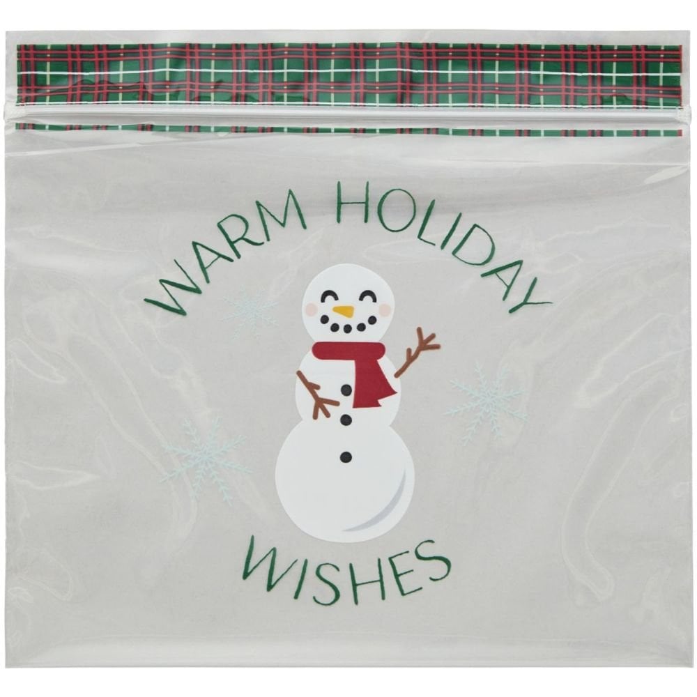Snowman Resealable Treat Bags x20 - Wilton